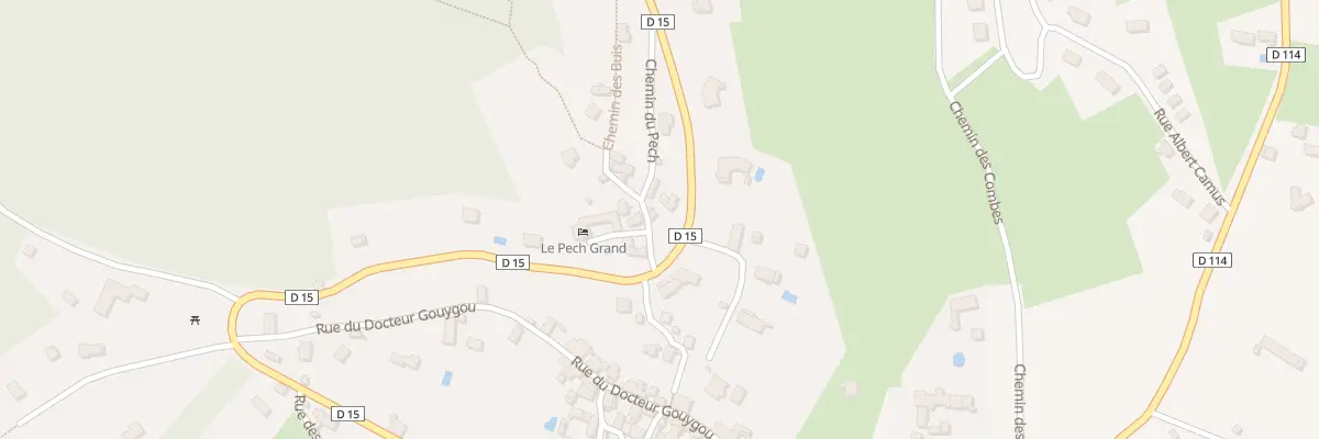 Plan du 1 Che du Pech Grand à Saint-Sozy