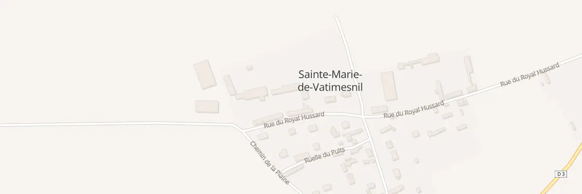 Plan du 7 Rue du Royal Hussard à Sainte-Marie-de-Vatimesnil