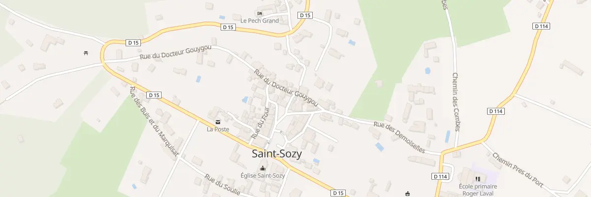 Plan du 1B Rue du Coustalou à Saint-Sozy
