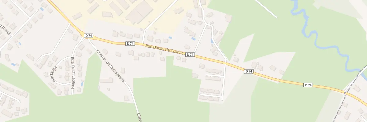 Plan du 110 Rue Daniel De Cosnac à Brive-la-Gaillarde