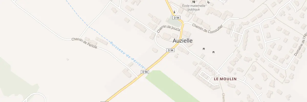 Plan du 1 Che de Joucla à Auzielle