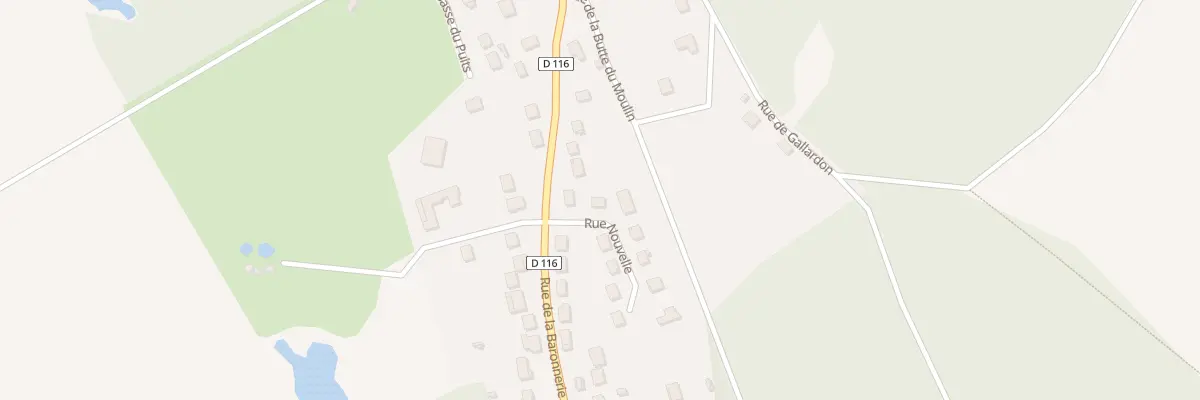 Plan du 1 Rue Nouvelle à Villiers-le-Morhier