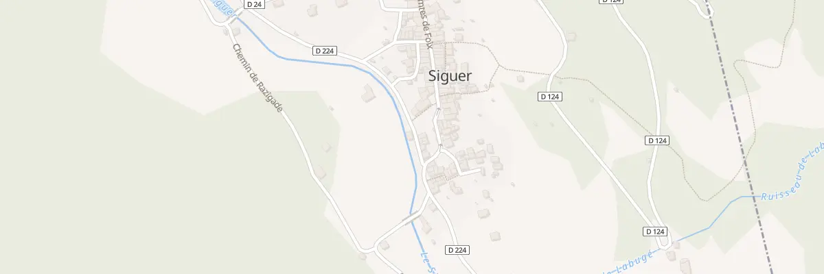 Plan du 64 Siguer à Siguer
