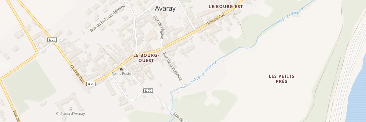 Plan du 39 Gr Grande Rue à Avaray