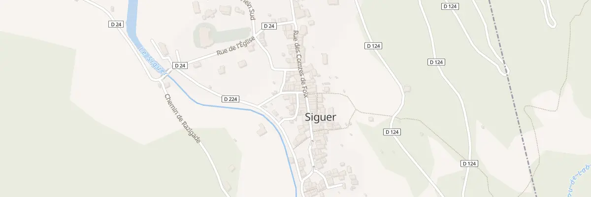 Plan du 78 Siguer à Siguer