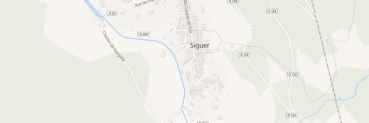 Plan du 65 Siguer à Siguer