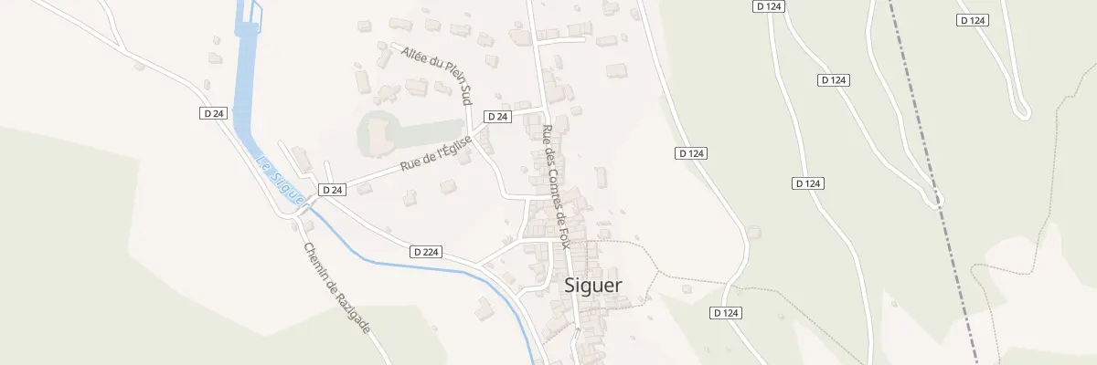 Plan du 91 Siguer à Siguer