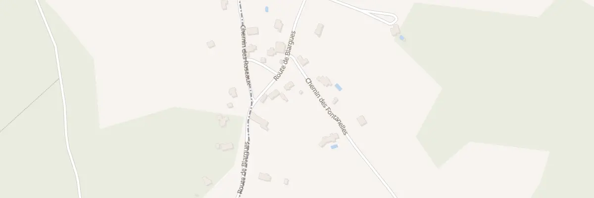 Plan du 875 Rte de Biargues à Cremps