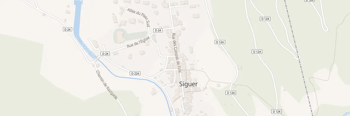 Plan du 87 Siguer à Siguer