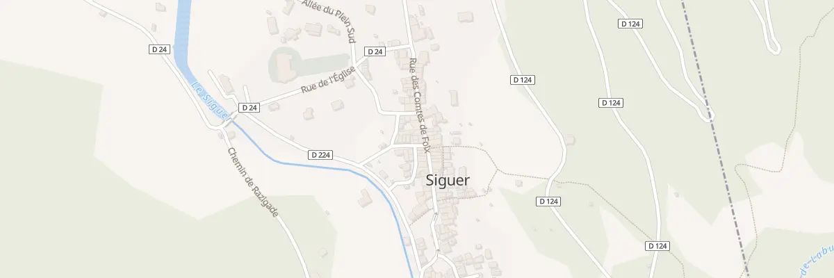 Plan du 83 Siguer à Siguer