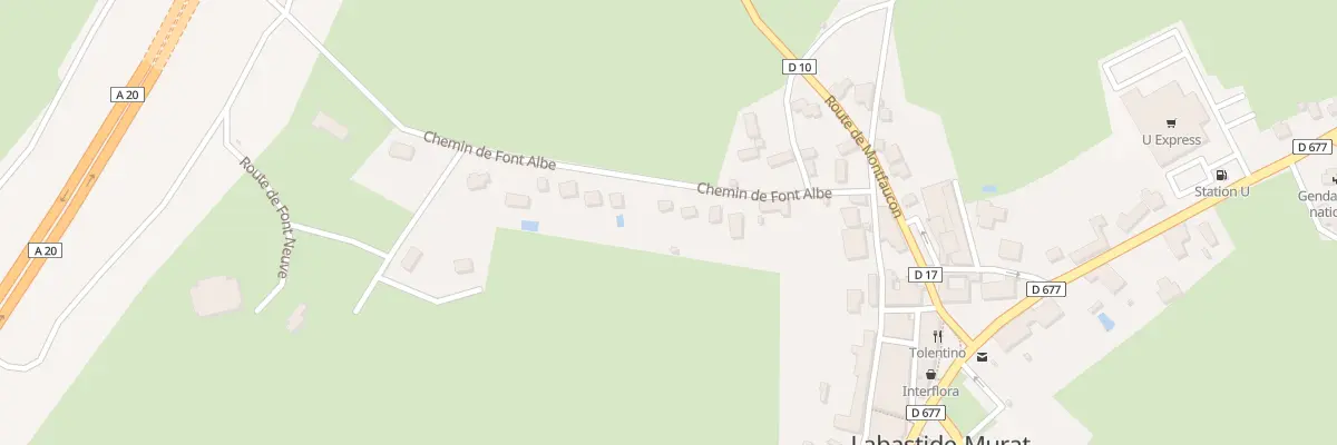 Plan du 11 Che de Font Albe à Cœur de Causse