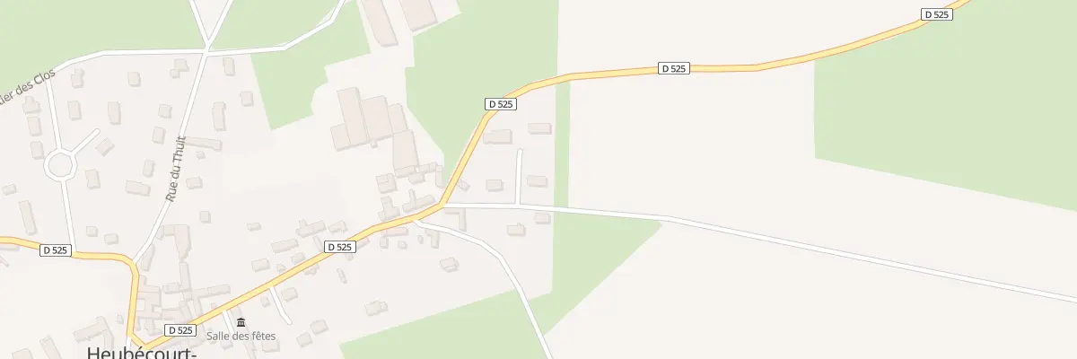Plan du 9 Che du Haut Bois à Heubécourt-Haricourt