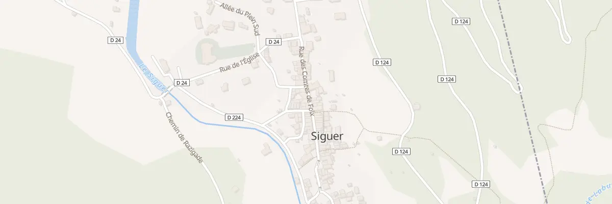 Plan du 85 Siguer à Siguer