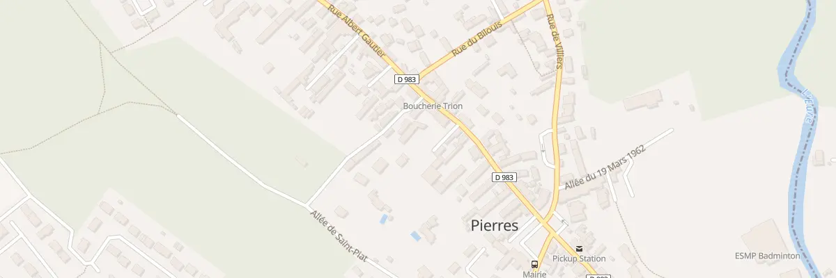 Plan du 23 Rue Albert Gautier à Pierres