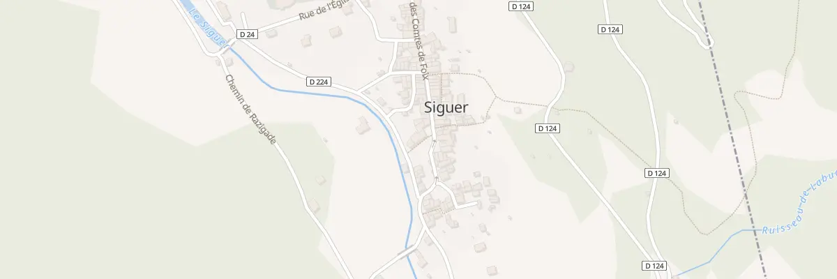 Plan du 67 Siguer à Siguer