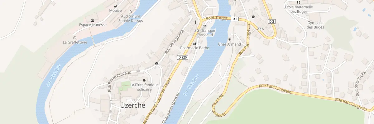Plan du 5749 Quai Julian Grimau à Uzerche