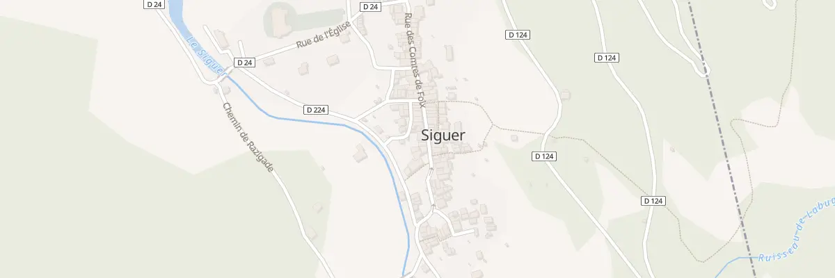 Plan du 70 Siguer à Siguer