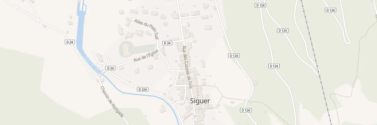Plan du 19 Rue des Comtes de Foix à Siguer