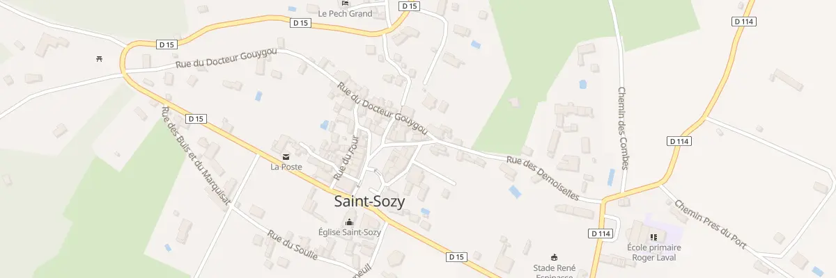 Plan du 4 Rue des Demoiselles à Saint-Sozy