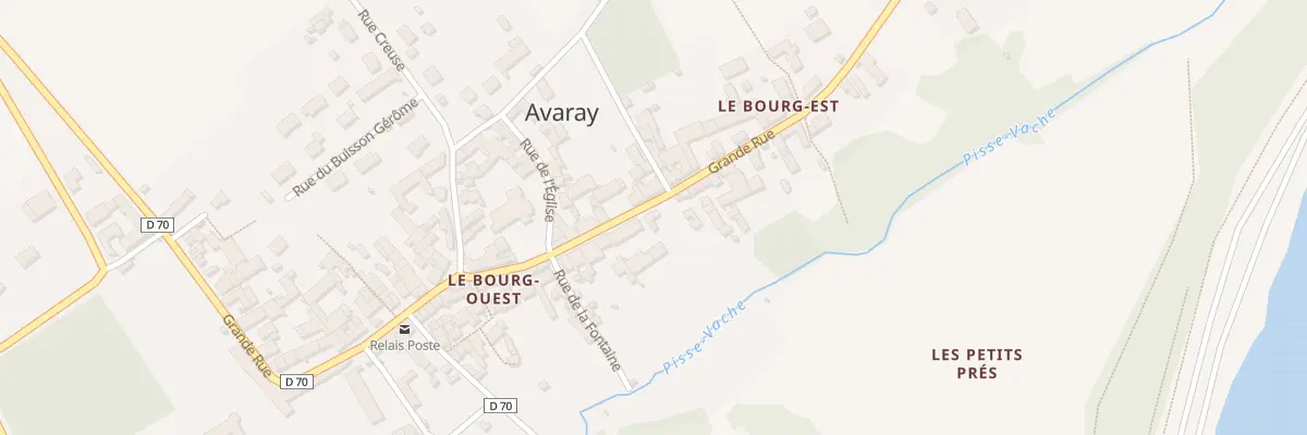 Plan du 33 Gr Grande Rue à Avaray