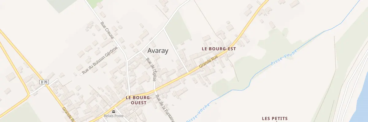 Plan du 22 Gr Grande Rue à Avaray
