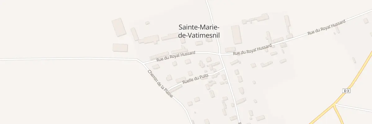 Plan du 28 Rue du Royal Hussard à Sainte-Marie-de-Vatimesnil