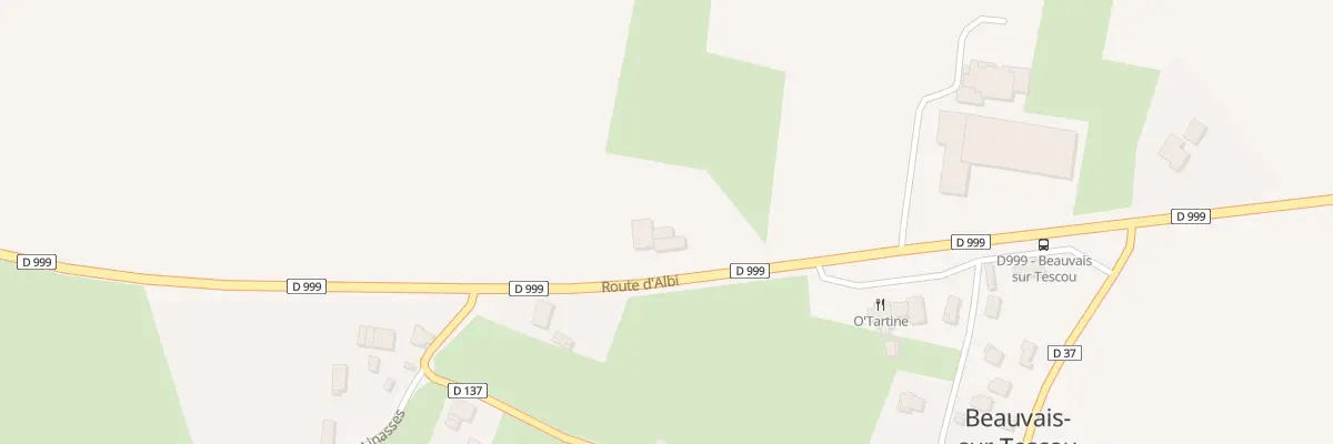 Plan du 917 Rte d’Albi à Beauvais-sur-Tescou