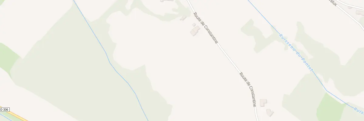 Plan du 64 Riat à Bézac