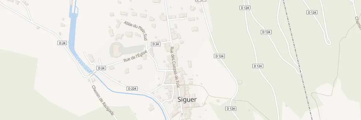 Plan du 17 Siguer à Siguer
