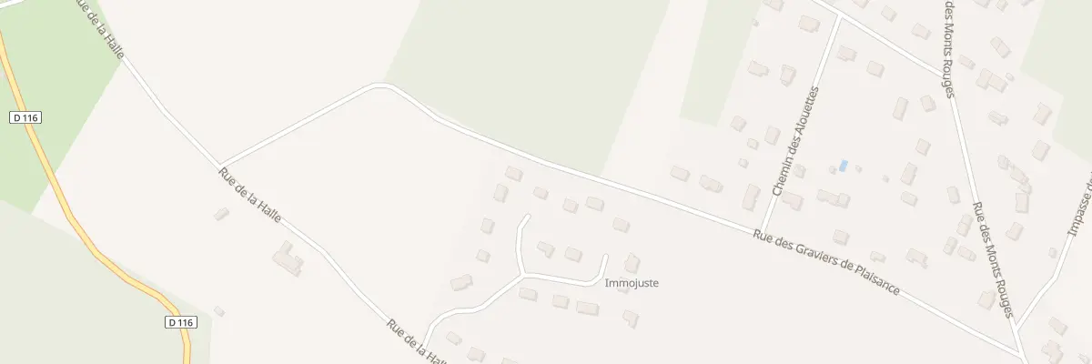 Plan du 6 Rue des Genets à Villiers-le-Morhier