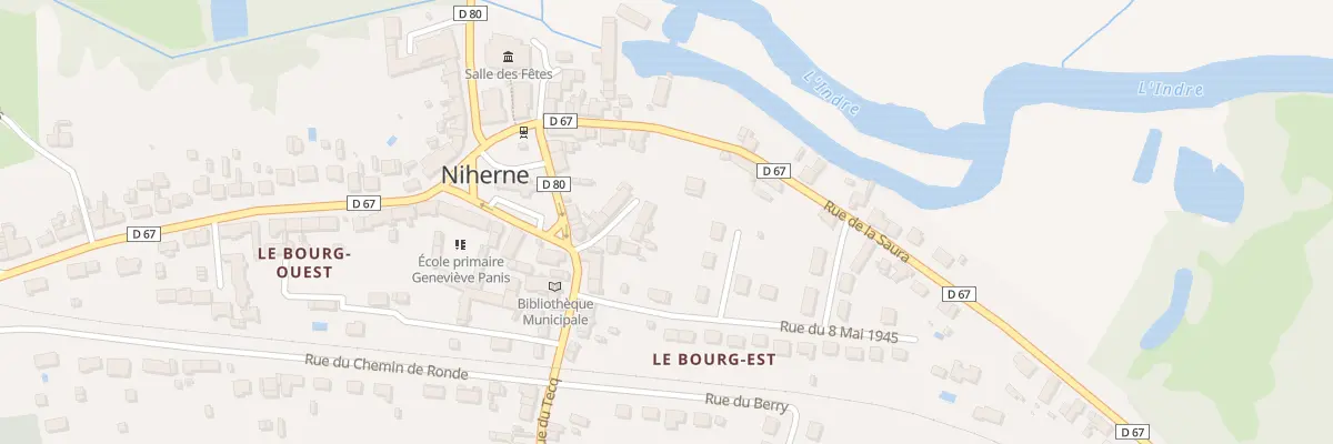 Plan du 6 Imp de l’Eglise à Niherne