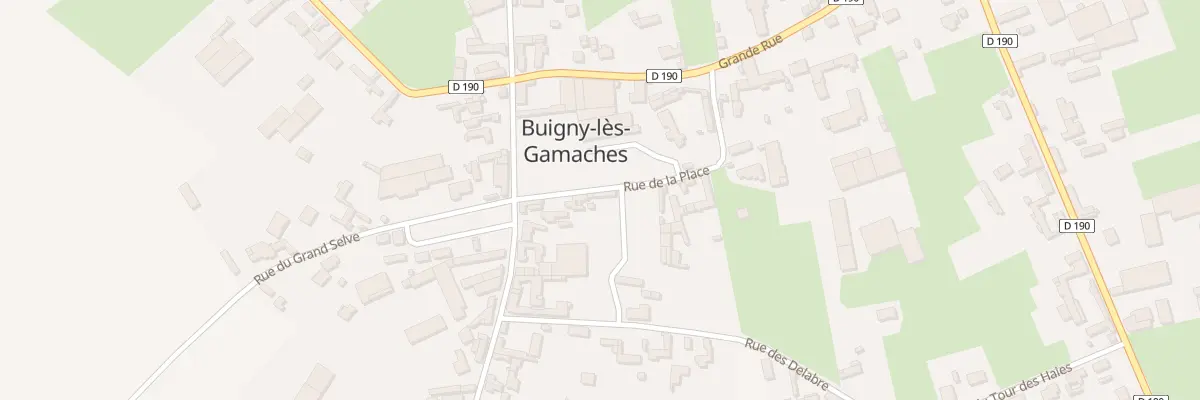 Plan du 13 Rue de la Place à Buigny-lès-Gamaches