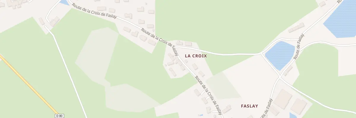 Plan du 10 Rte de la Croix Faslay à Luant