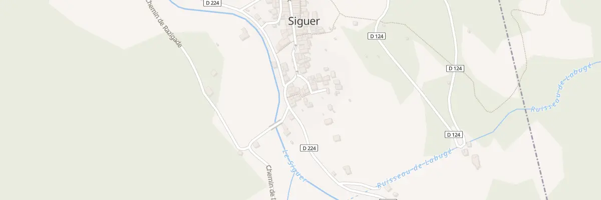 Plan du 52 Rue Marjou à Siguer