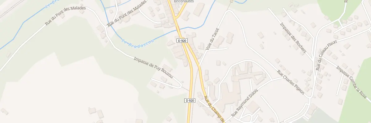 Plan du 1B Rue Pierre Mouly à Uzerche