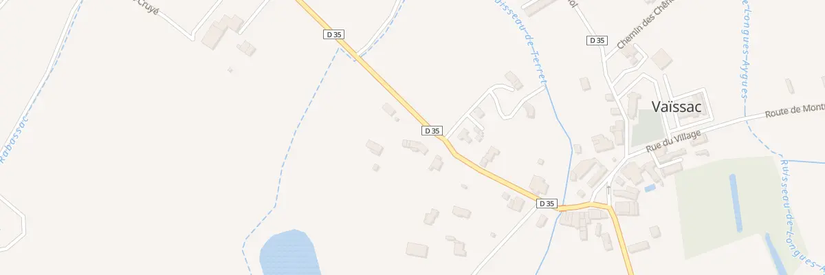 Plan du 5 Rte Rd35 de Negrepelisse à Vaïssac