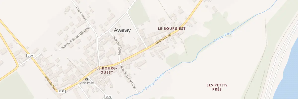 Plan du 23 Gr Grande Rue à Avaray