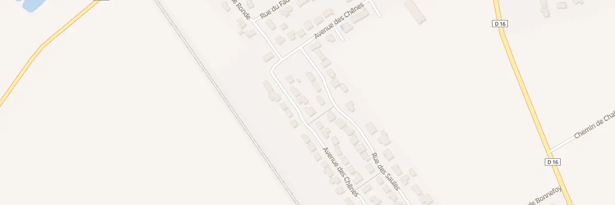 Plan du 481 Av des Chênes à Montlaur