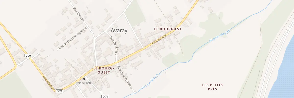 Plan du 21 Grande Rue à Avaray