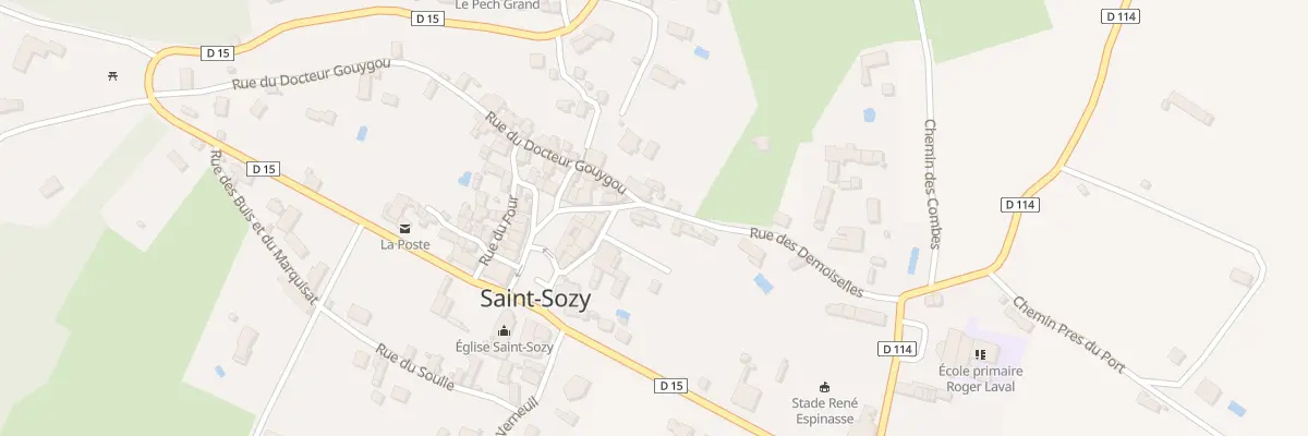 Plan du 7 Rue des Demoiselles à Saint-Sozy
