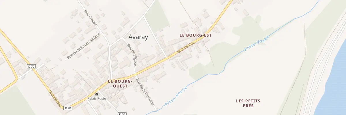 Plan du 19 Gr Grande Rue à Avaray