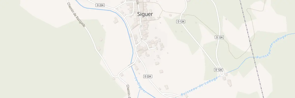 Plan du 57 Siguer à Siguer