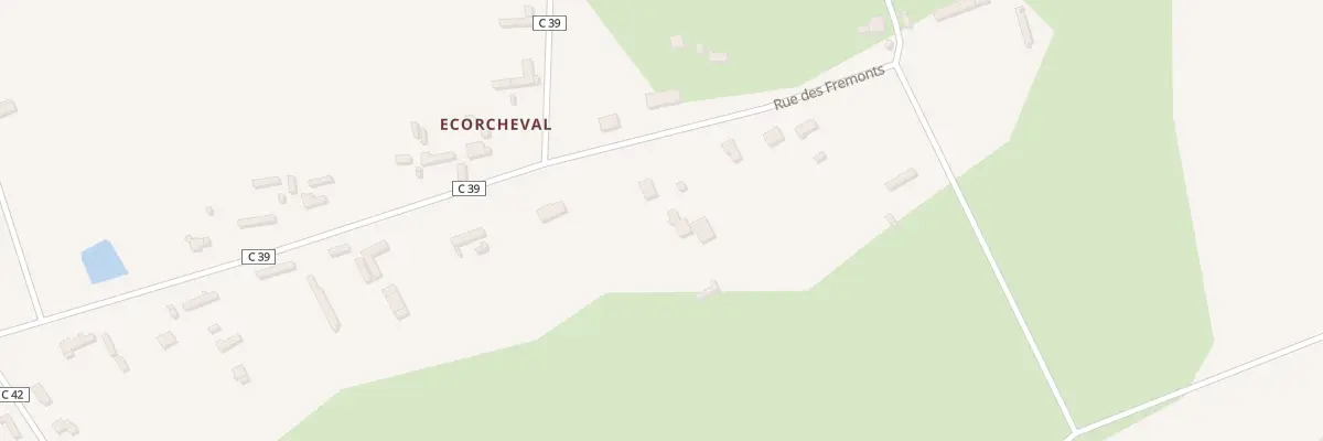 Plan du 1 Rte des Fremonts à Fleury-la-Forêt