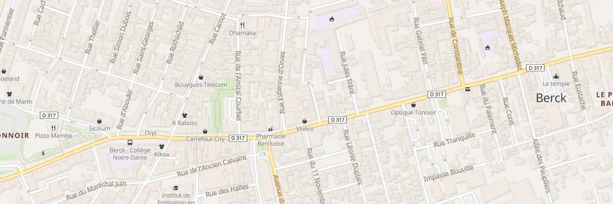 Plan du 7 Rue d’Artois à Berck