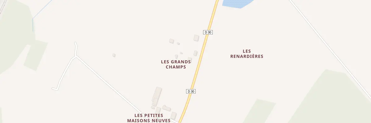 Plan du 1 Les Grands Champs à Tendu
