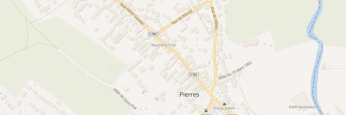 Plan du 21 Rue Albert Gautier à Pierres