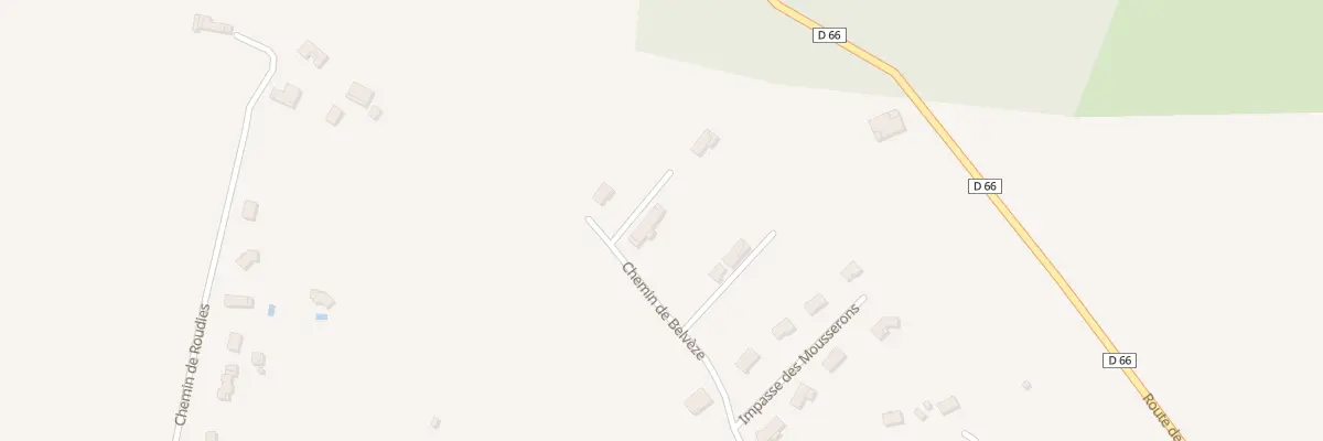 Plan du 384 Che de Belvèze à Monclar-de-Quercy