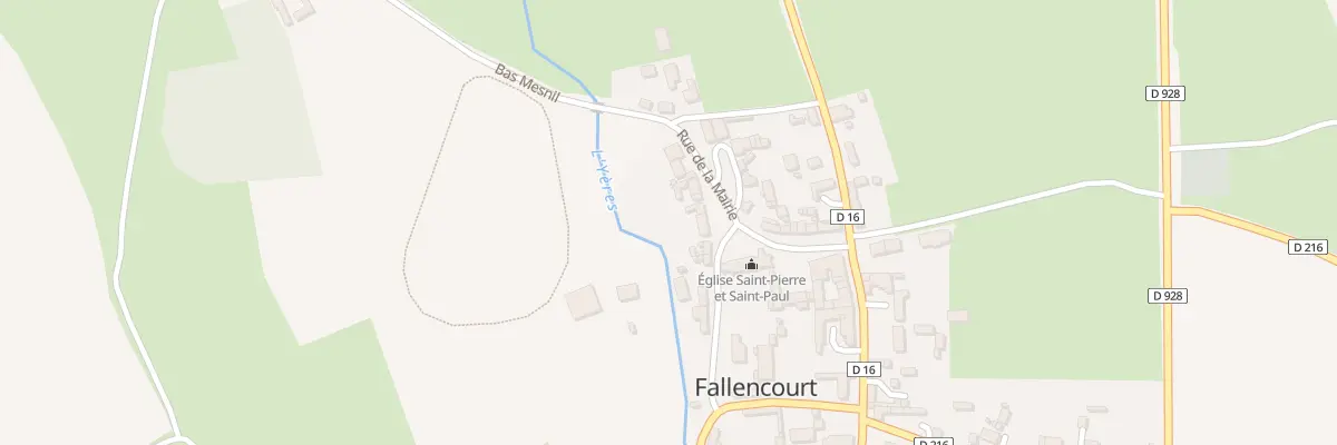 Plan du 73 Le Bourg à Fallencourt
