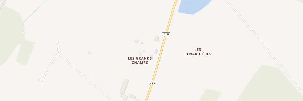 Plan du 3 Les Grands Champs à Tendu