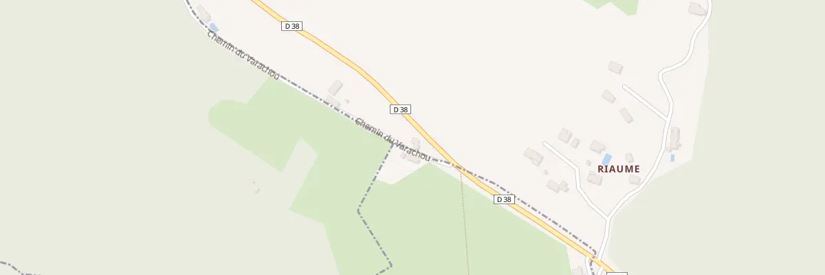 Plan du 50 Che du Varachou à Tudeils